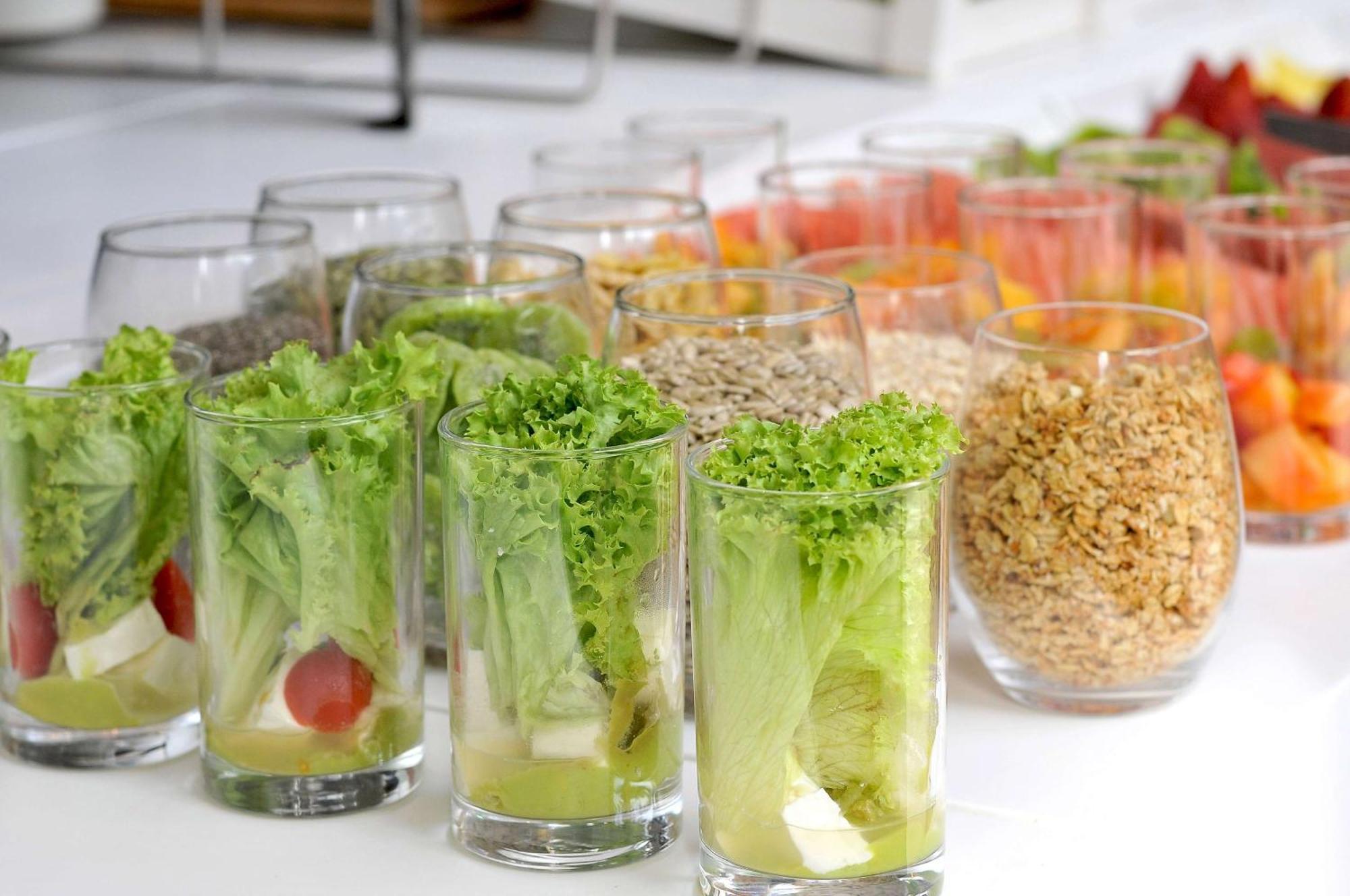 ホテル Nh コレクション プラザ サンティアゴ エクステリア 写真 A salad buffet